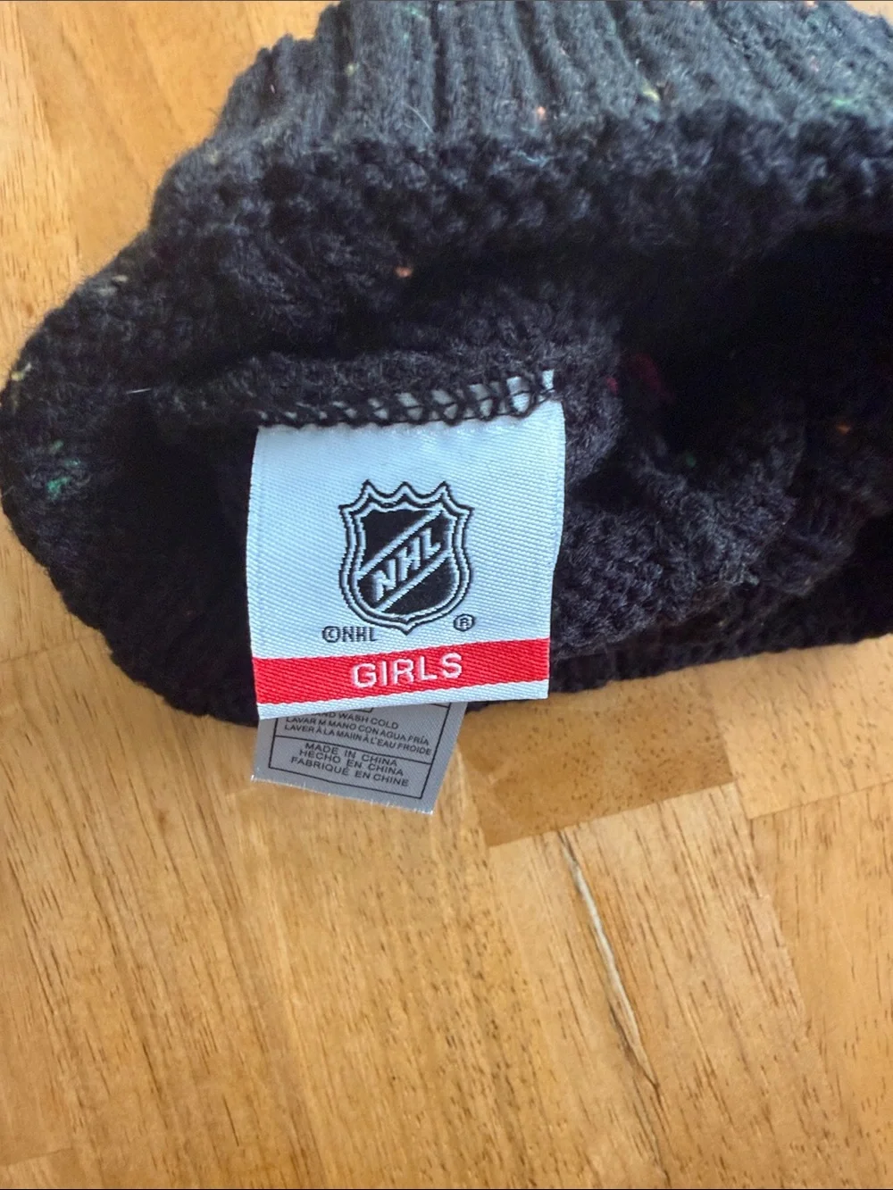 NHL Anaheim Ducks infant girl beanie